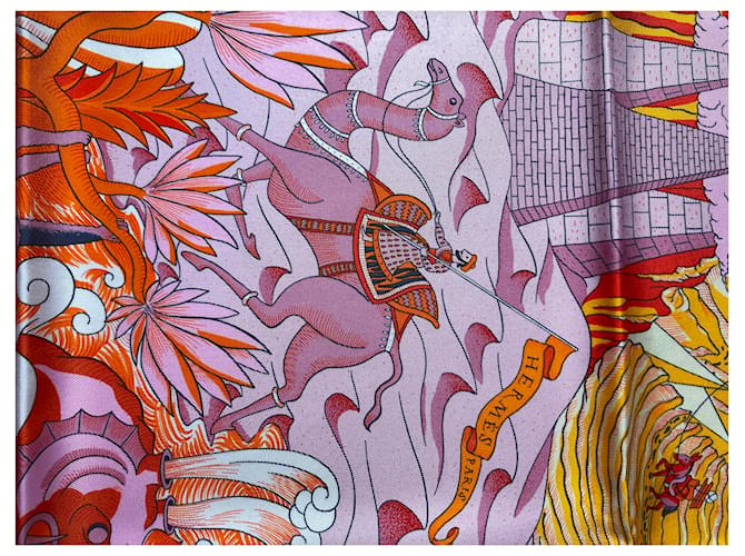 Hermès Cosmografia universale Rosa Arancione - vista 12