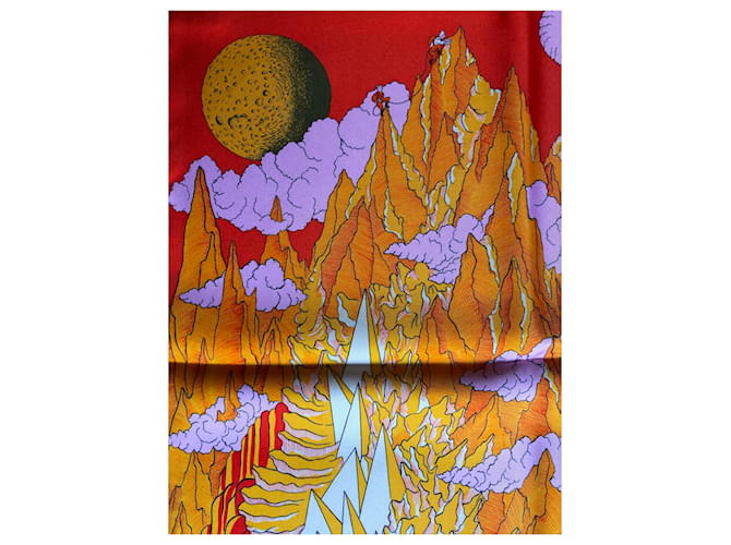 Hermès Cosmografia universale Rosa Arancione - vista 14