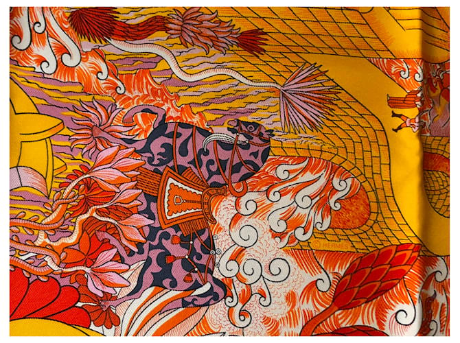 Hermès Cosmografia universale Rosa Arancione - vista 16