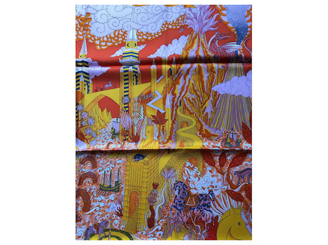 Hermès Cosmografia universale Rosa Arancione - vista 2