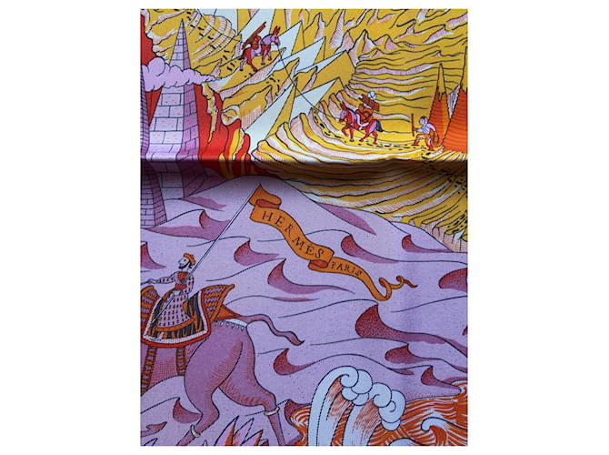 Hermès Cosmografia universale Rosa Arancione - vista 4
