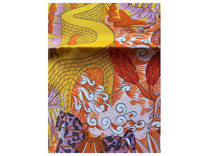Hermès Cosmografia universale Rosa Arancione - vista 6