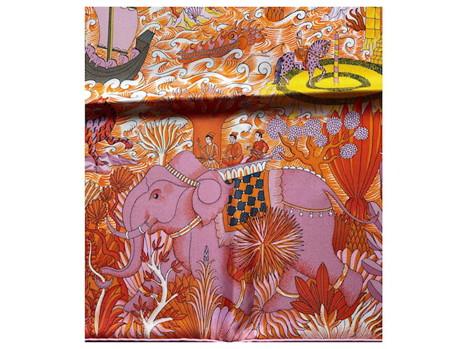 Hermès Cosmografia universale Rosa Arancione - vista 8