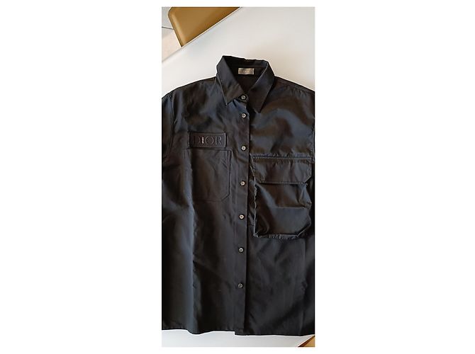 Camicia Christian Dior x Sacai nera in cotone M Nero - vista 2