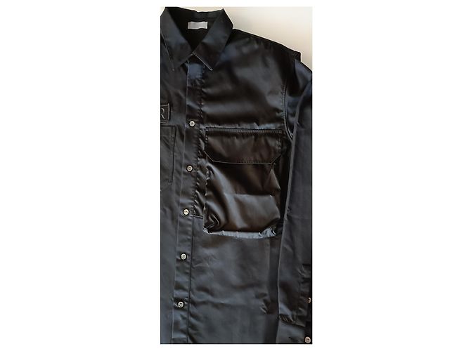 Camicia Christian Dior x Sacai nera in cotone M Nero - vista 6