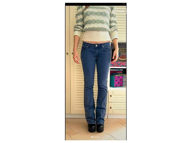 Jeans talle bajo talla Dondup 27 Azul marino - vista 2