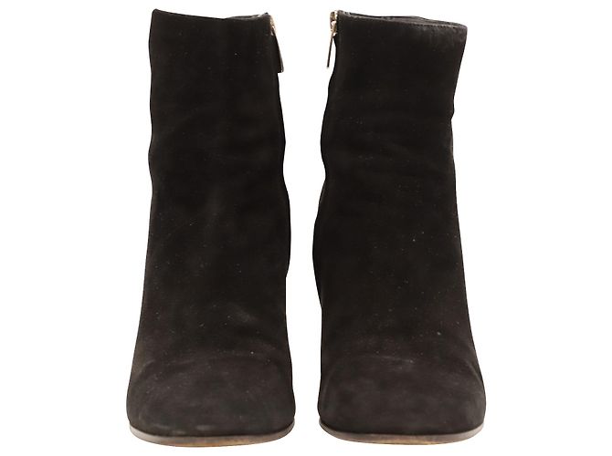 Stivaletto Gianvito Rossi in Camoscio Nero - vista 2