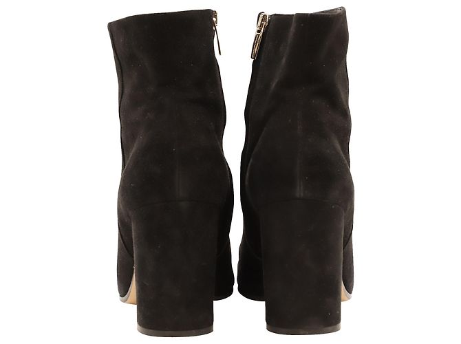 Stivaletto Gianvito Rossi in Camoscio Nero - vista 4