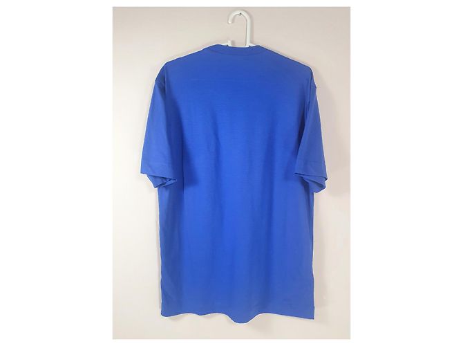 T-shirt Marni in cotone blu - vista 4