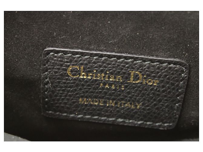 Saddle Borsa a sella Dior in pelle nera - vista 2