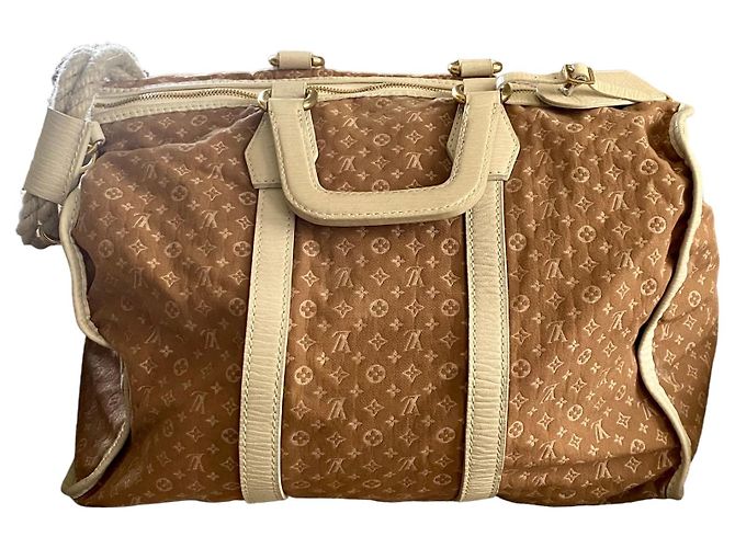 Abbesses Louis Vuitton POCHETTE MINI LIN INITIALS Beige - vue 2