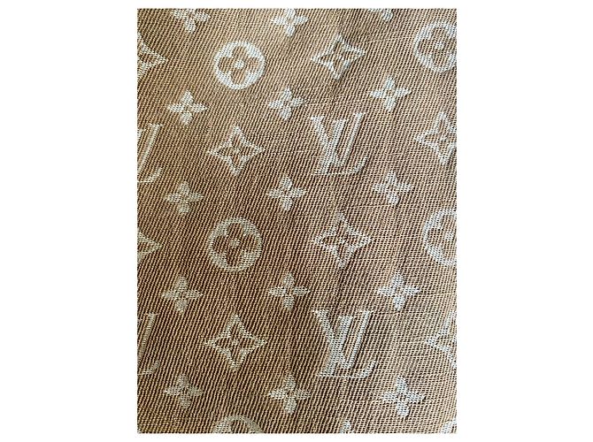 Abbesses Louis Vuitton POCHETTE MINI LIN INITIALS Beige - vue 6