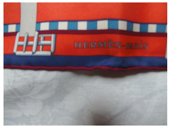 Sciarpa Hermès Zig Zag Straps in seta 90/90 Multicolore - vista 6