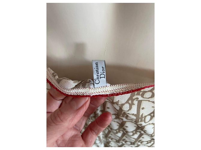 Rock Christian Dior Beige Monogramm Sarong-Stil. - Ansicht 2