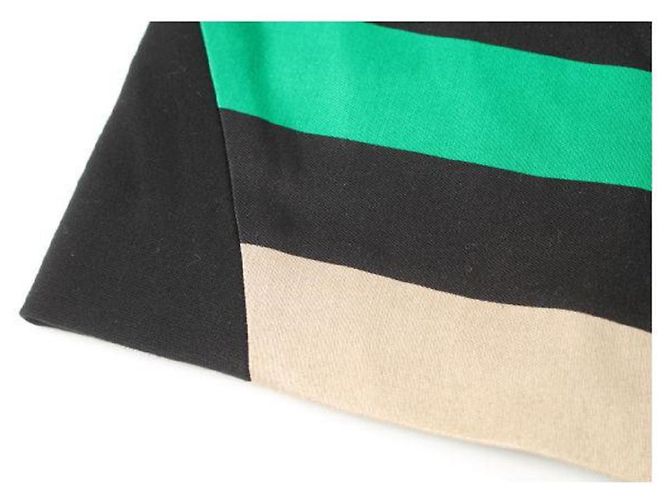 Diane Von Furstenberg Lana DvF Mae Mikado/gonna in misto seta colorblock Nero Multicolore - vista 4