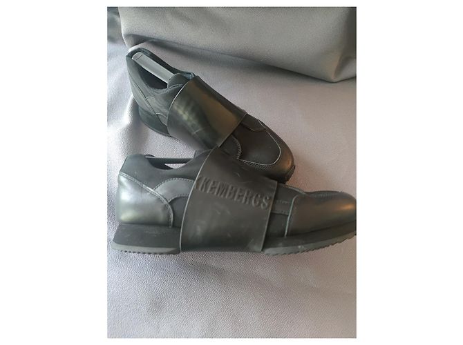 Dirk Bikkenbergs Sneakers Dirk Bikkembergs in pelle e tessuto nero Taglia 42 - vista 2