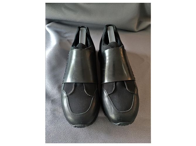 Dirk Bikkenbergs Sneakers Dirk Bikkembergs in pelle e tessuto nero Taglia 42 - vista 5