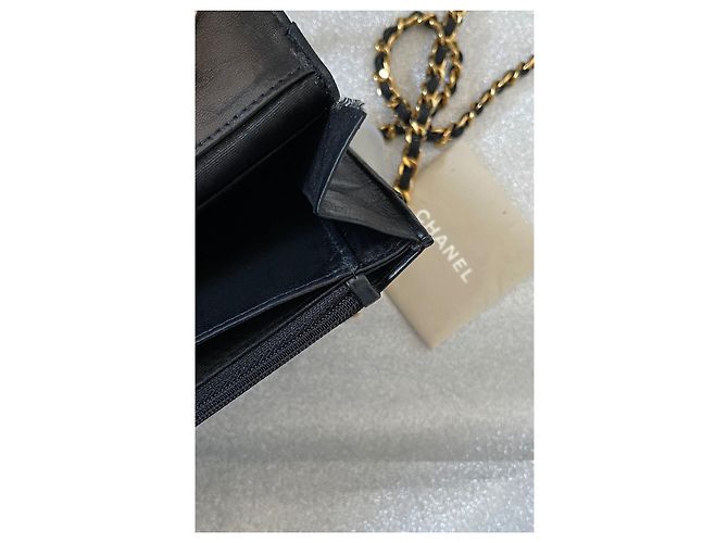 Chanel Wallet on chain double c Negro - vista 10