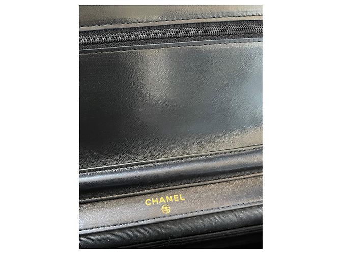Chanel Wallet on chain double c Negro - vista 5