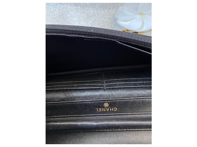 Chanel Wallet on chain double c Negro - vista 8