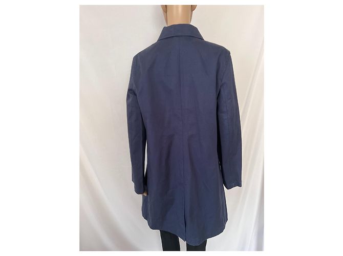 Abrigo J.Crew de algodón azul Talla L - vista 2