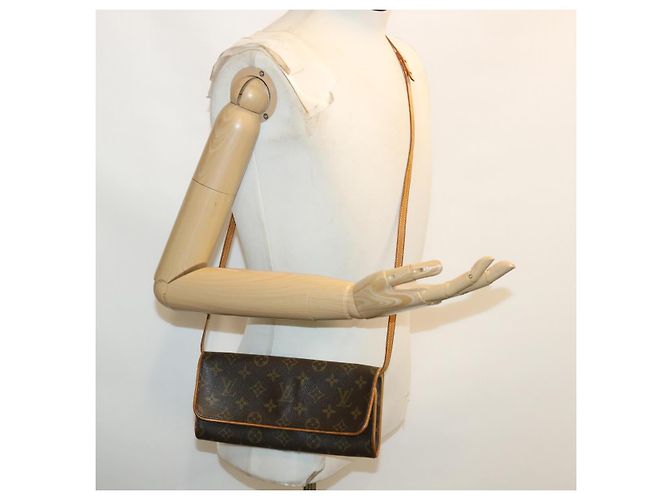 LOUIS VUITTON Pochette con monogramma Twin GM Borsa a tracolla M51852 LV Auth em3387 - vista 22
