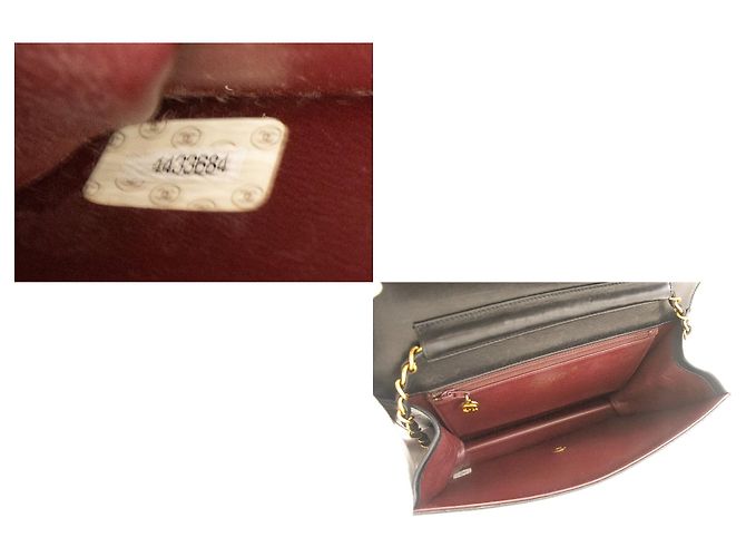 CHANEL Chain Shoulder Bag Clutch Schwarze gesteppte Lammfell-Geldbörse - Ansicht 9