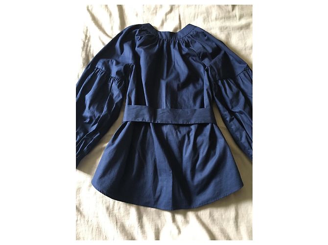 Tunika-Bluse Valentine Gauthier Marineblau - Ansicht 3