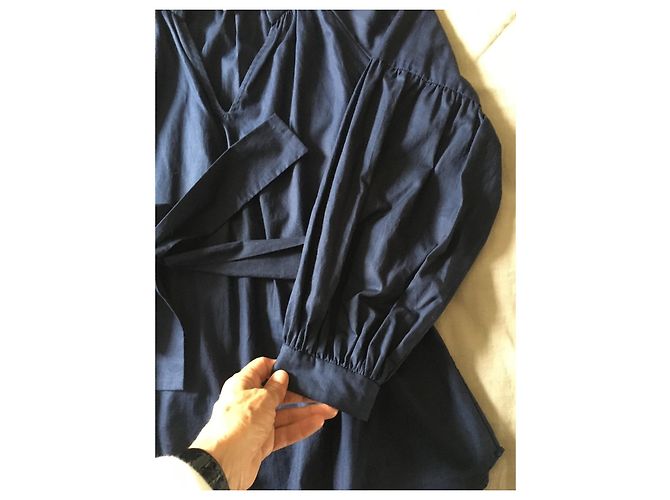 Tunika-Bluse Valentine Gauthier Marineblau - Ansicht 4