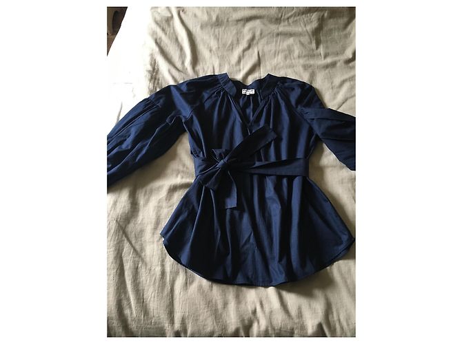 Tunika-Bluse Valentine Gauthier Marineblau - Ansicht 6