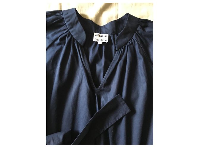 Tunika-Bluse Valentine Gauthier Marineblau - Ansicht 7