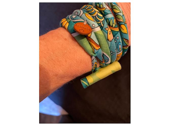 Constance Hermès pulseira e colar. Hermes Verde - vista 2