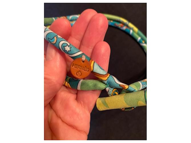 Constance Hermès pulseira e colar. Hermes Verde - vista 3