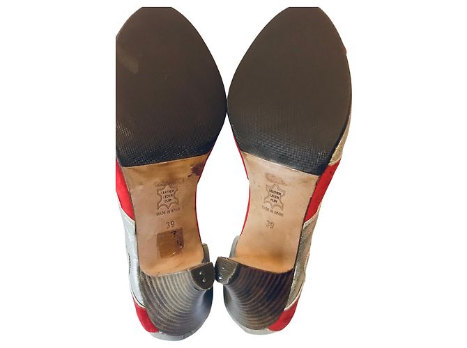 Zapatos de tacón abiertos Patricia Blanchet Dorado Coral - vista 4