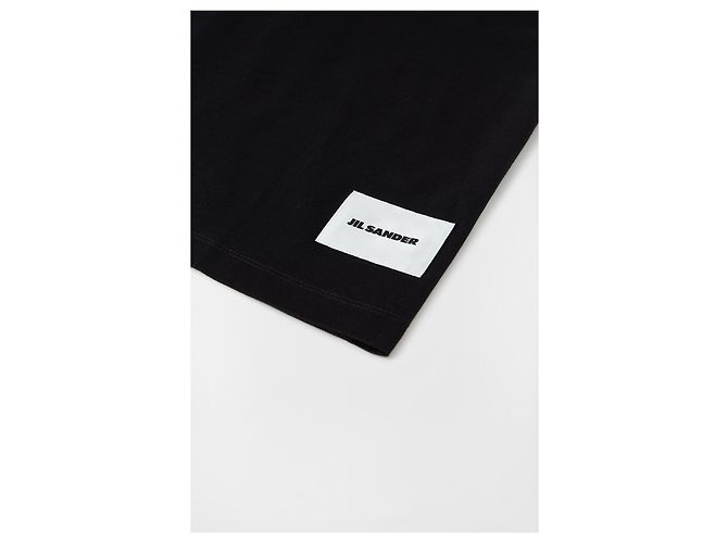 T-shirt Jil Sander nera in cotone XL Nero - vista 3