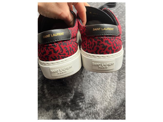 Sneakers Saint Laurent in pelle Multicolore - vista 3