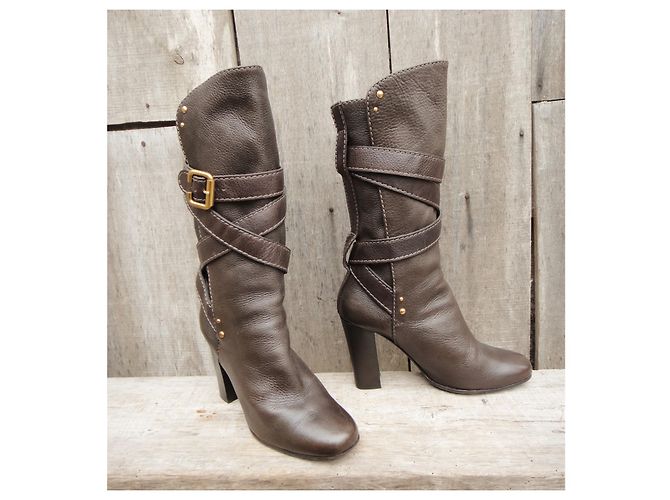 Botas chloé p 39 Nueva condición Castaño - vista 2
