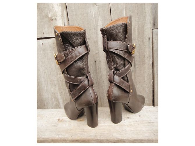 Botas chloé p 39 Nueva condición Castaño - vista 4
