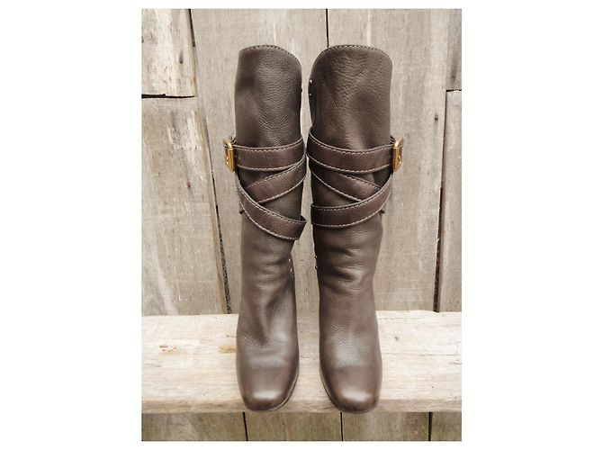 Botas chloé p 39 Nueva condición Castaño - vista 8