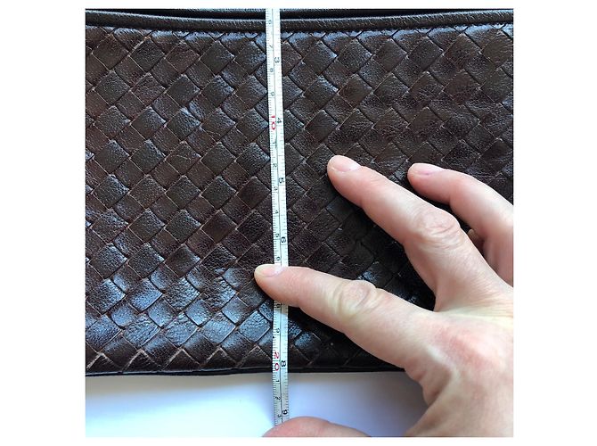 Pochette Bottega Veneta in pelle multicolore - vista 10
