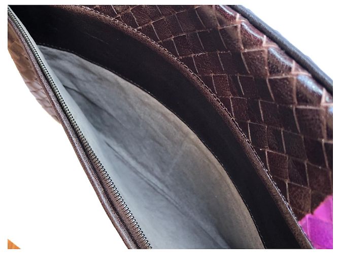 Pochette Bottega Veneta in pelle multicolore - vista 5