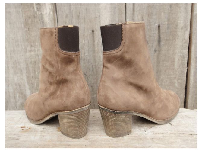 Mm6 Botas MM Maison Martin Margiela p 37 Beige - vista 4
