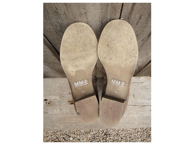 Mm6 Botas MM Maison Martin Margiela p 37 Beige - vista 5