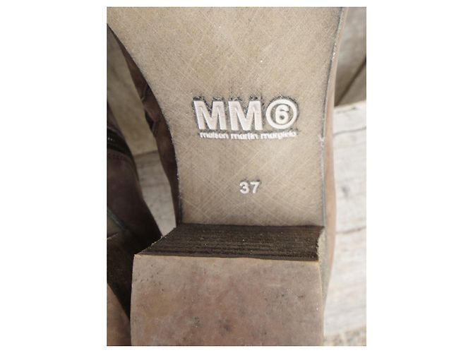 Mm6 Botas MM Maison Martin Margiela p 37 Beige - vista 7