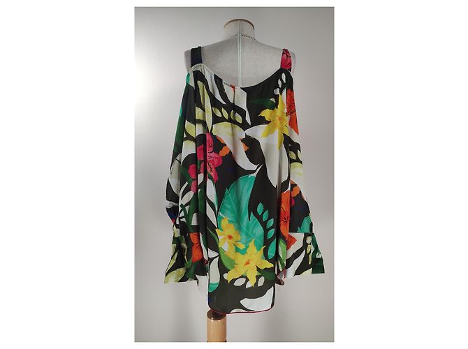 Camicia Tommy Hilfiger in seta multicolore XL - vista 3