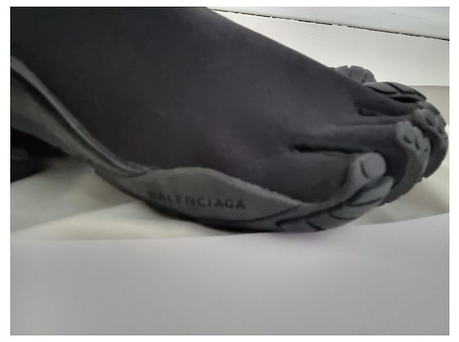Sneakers alte Balenciaga x Vibram Nere Nero - vista 3