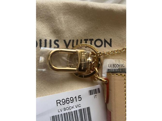 Louis Vuitton Portachiavi libro Lv Beige - vista 6