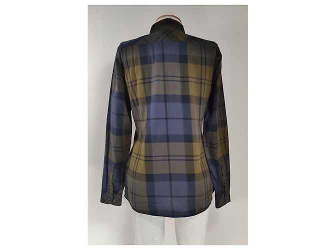 Barbour Camisa Tartán Verde de Algodón Multicolor - vista 3