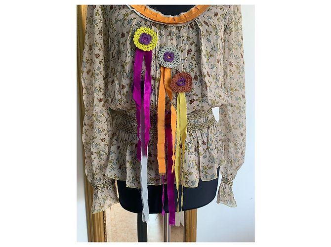 Camicetta di seta floreale Philosophy Di Alberta Ferretti Multicolore - vista 13