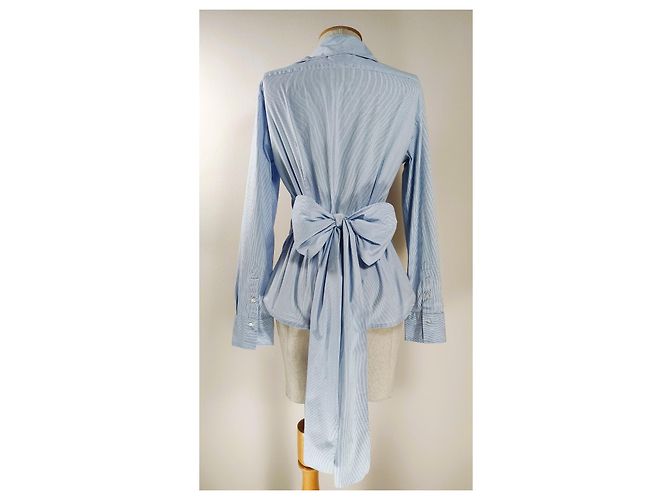 Camicia Aigner a righe blu - vista 2